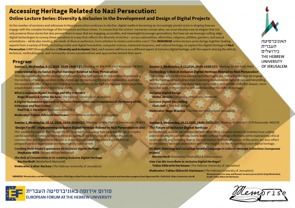 Accessing Heritage related to Nazi Persecution
