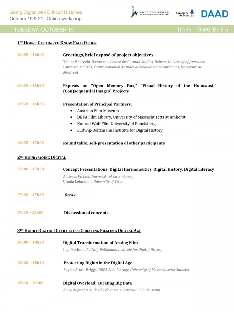 Going Digital with Difficult Histories 1