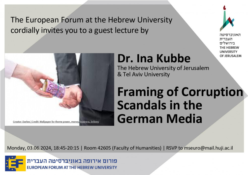 Framing of Corruption Scandals in the German Media