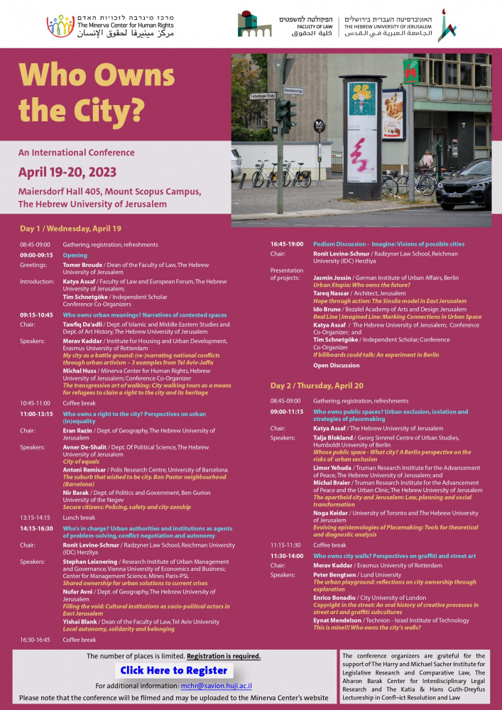 Who Owns the City?