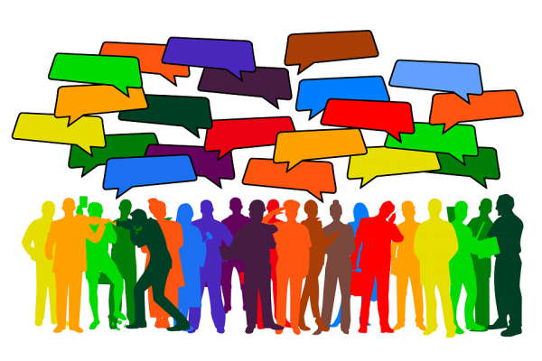 Friends from all over the world